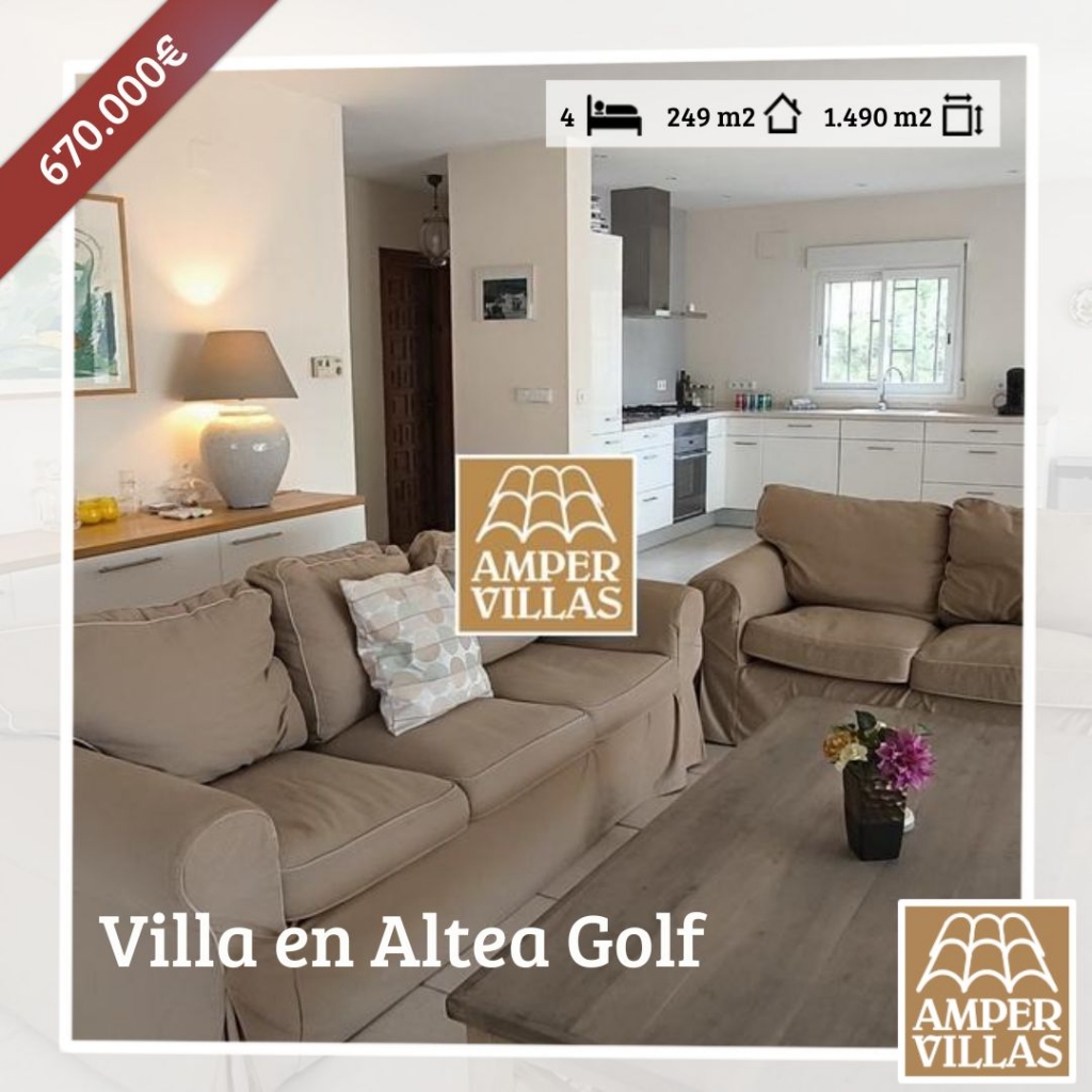 comprar villa con apartamento de invitados en Sierra Altea