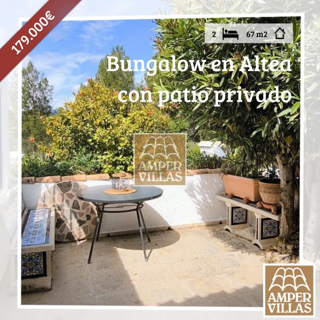 bungalow a la venta en Altea golf