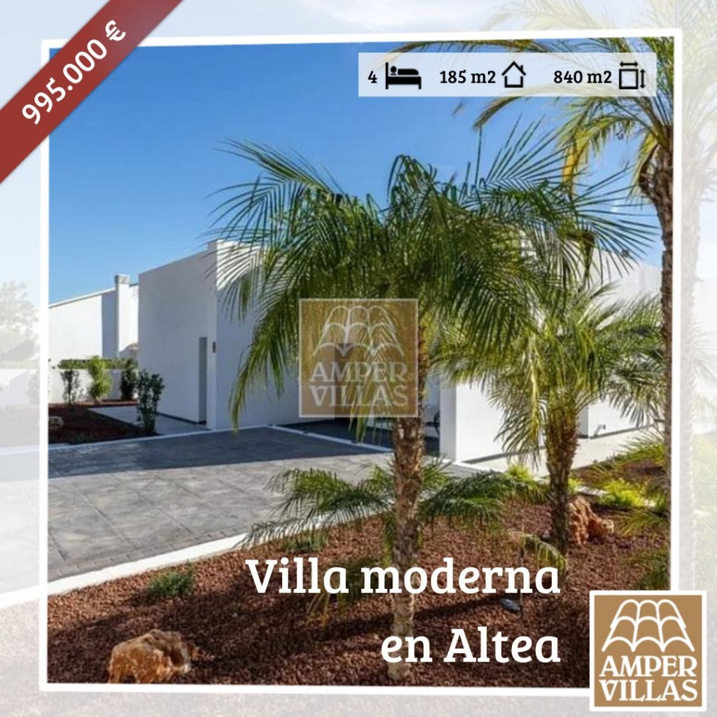 villa moderna a la venta en Altea la Vella
