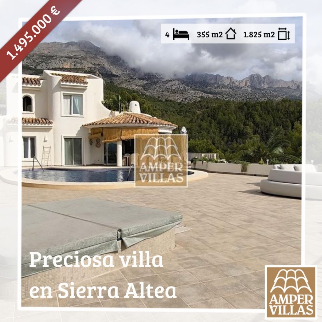 villa exclusiva a la venta en Altea
