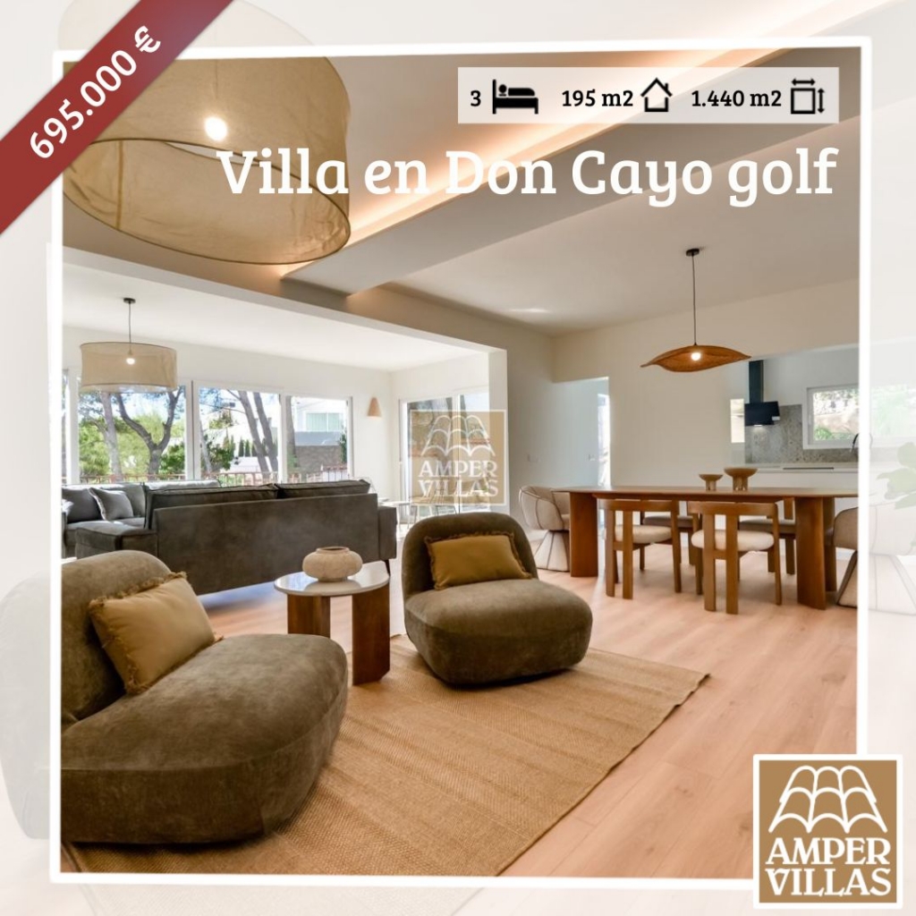 comprar villa elegante en Don Cayo golf