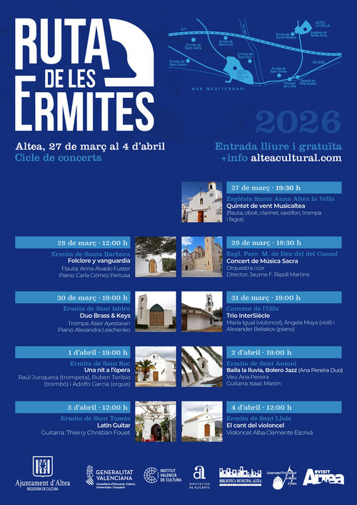 ruta de las ermitas en Altea