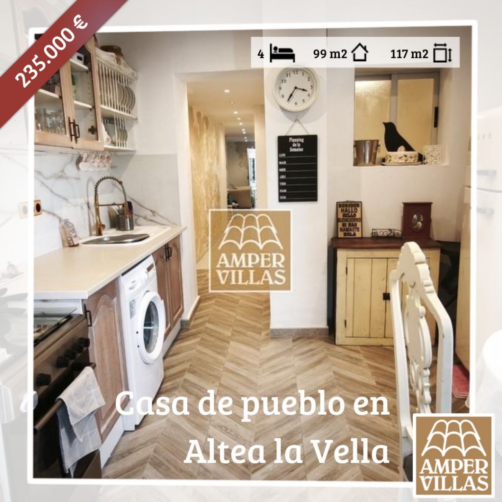 comprar casa de pueblo en Altea la vella