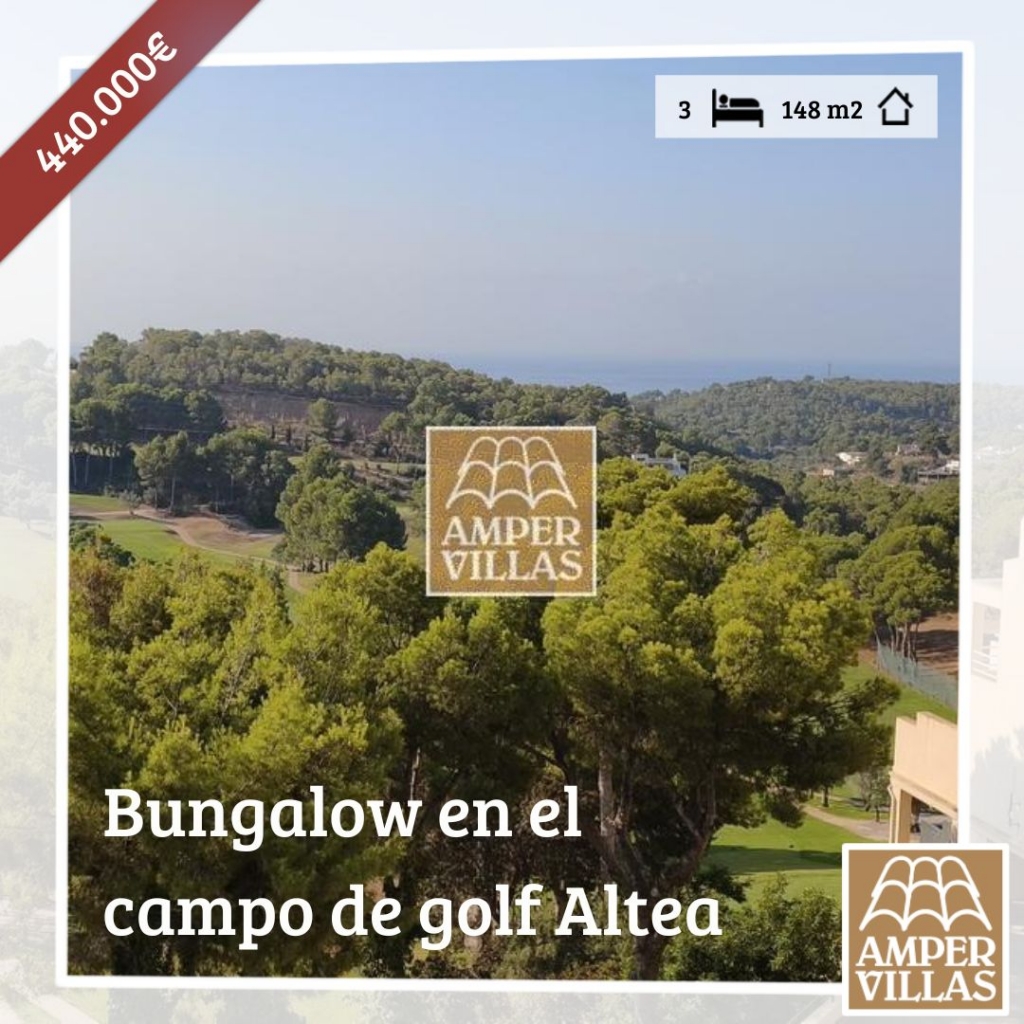 comprar bungalow en Altea golf