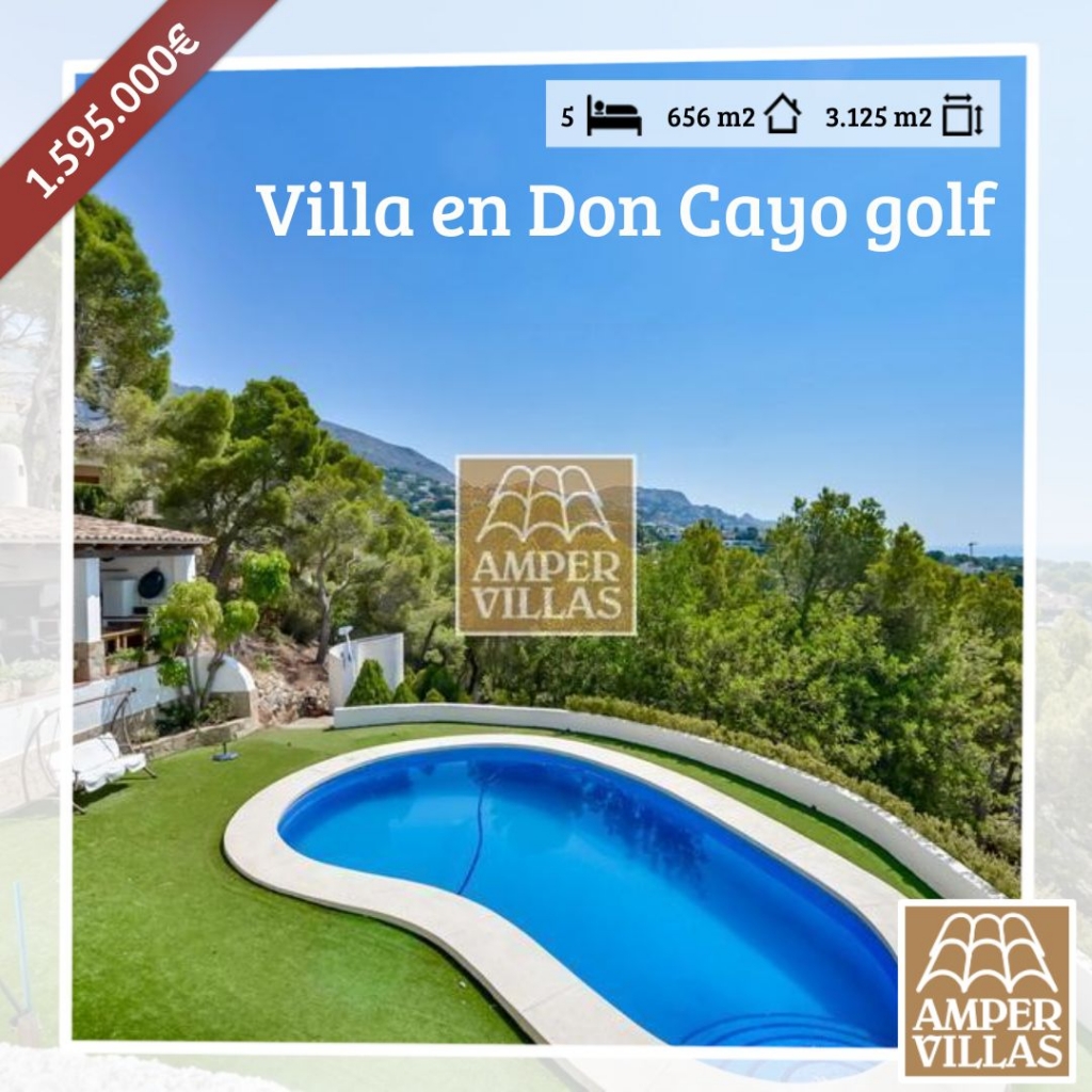 comprar villa de lujo en Altea