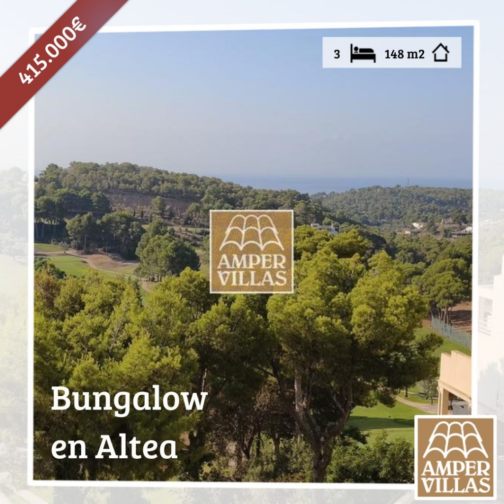 comprar bungalow en Altea golf