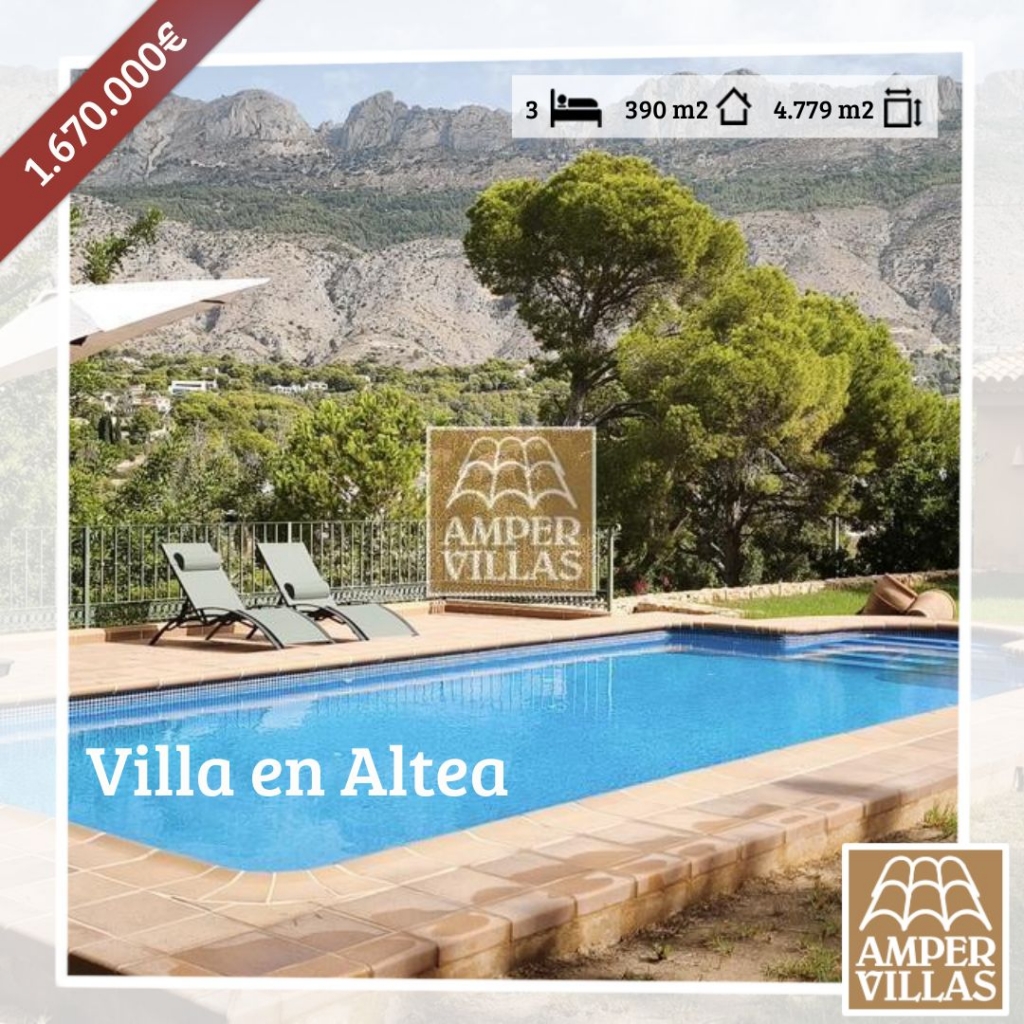 comprar villa de lujo en Altea