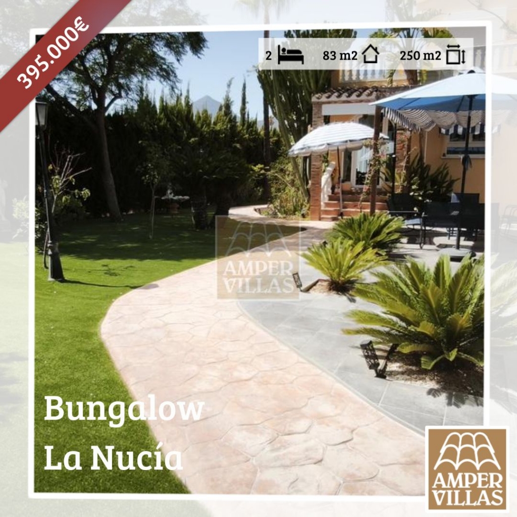 comprar bungalow en La Nucia