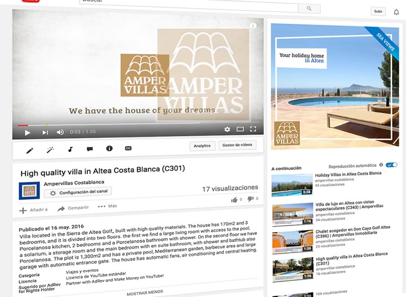 videos casas altea