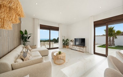 Moderna villa de 3 dormitorios con piscina privada en Polop