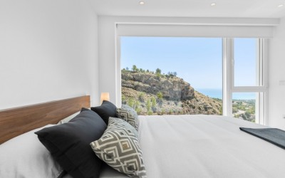 Nueva villa mediterránea con vistas panorámicas al mar