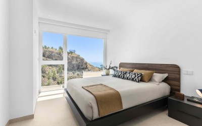 Nueva villa mediterránea con vistas panorámicas al mar